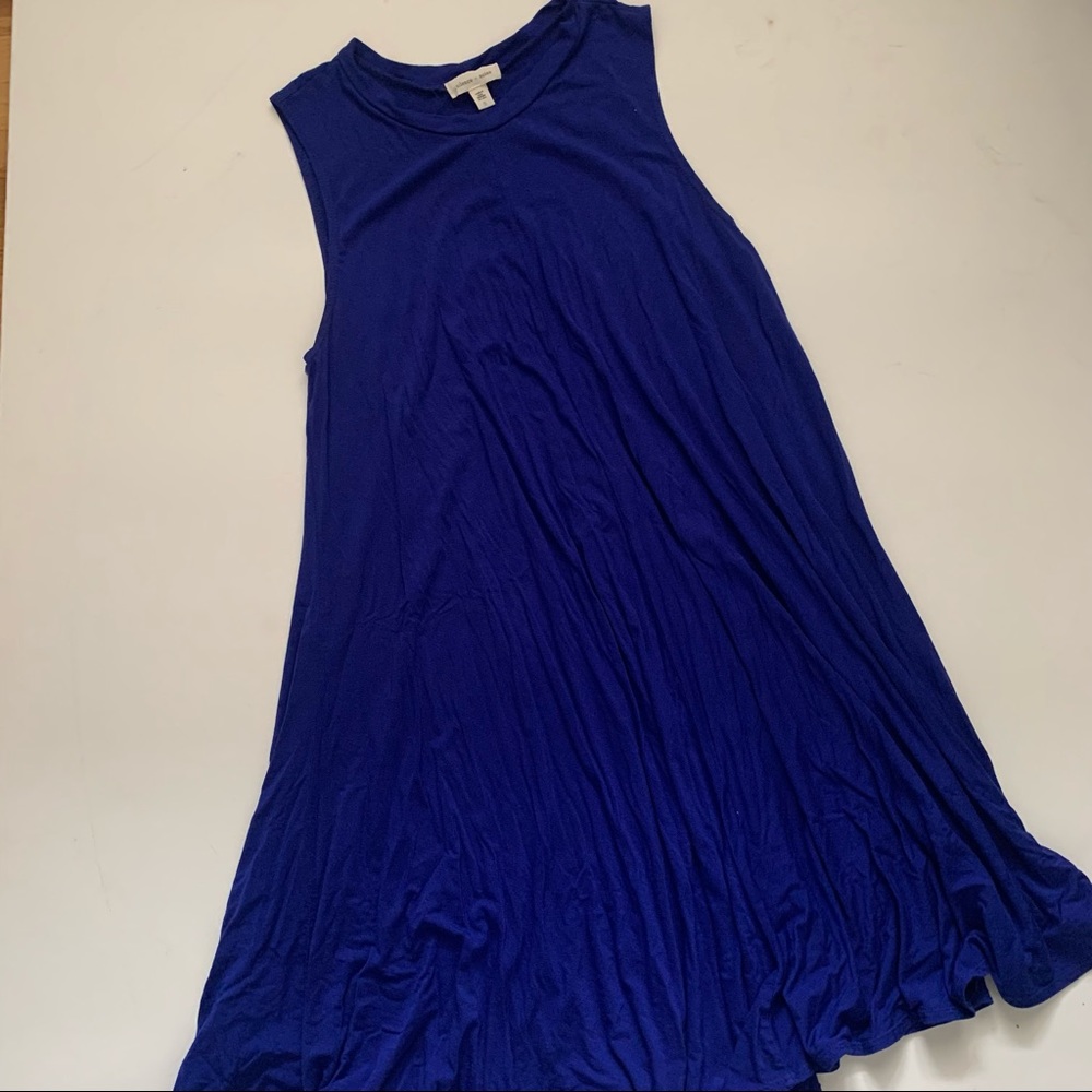Anthropologie Silence + Noise Blue Sleeveless Dress size S